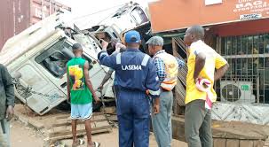 Three dead in Lagos container truck crash